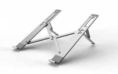 Suport laptop Serioux, SRXNCPU6L, material aluminiu, dimensiune deschisă: 197x245x4mm,dimensiune pliată: 60 x 245 x 4mm, grosime: 4mm, greutate: 215g, dimensiune compatibilă:  până la 15.6 ", culoare argintiu, 5 unghiuri ajustabile