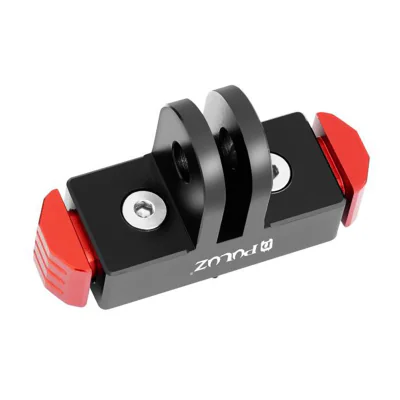 Suport magnetic Puluz pentru GoPro HERO13 Black (negru și roșu)