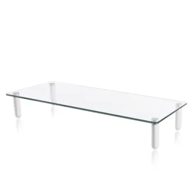 Suport Monitor de Birou, Neomounts by Newstar PLASMA-M1700E, suporta pana la 25kg, transparent
