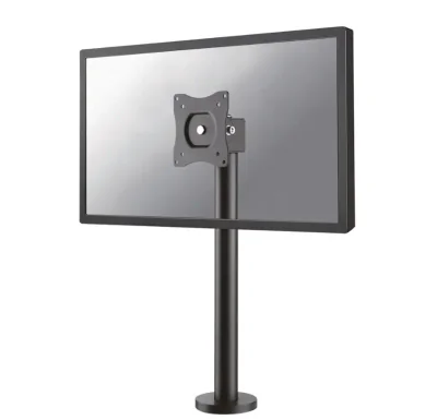 Suport monitor de birou Neomounts NS-DPOS100BLACK; pentru display-uri cu diagonale 10"-32", sistem de prindere VESA 75x75~100x100, greutate maxima suportata 15kg, tilt +45°, -15°, swivel +360°, rotate +360°; culoare negru. Garantie 5 ani