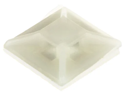 Suport pentru coliere PS-3-12X12/W, orificii 3 x 1,5 mm