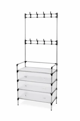"Suport pentru incaltaminte cu sertare
58x28x153 cm"