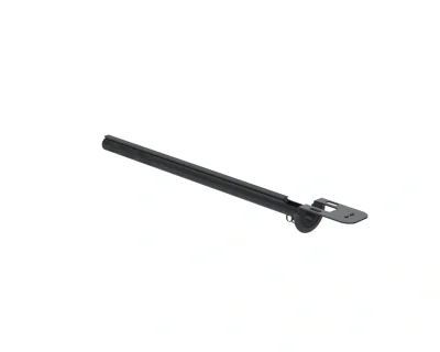 Ergonomic Solutions SpacePole Payment Payment paddle 2 - 500 mm handle, POS mount, Black, Metal, ClickSafe, 73 mm, 601 mm