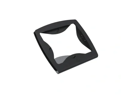 Ergonomic Solutions TabPOS Tablet & mPOS C-Frame for 10,2" 10,5" & 11" w. hinge mount, Black, 26.7 cm (10.5"), Apple, iPad; iPad Air; iPad ProA2377 (Wi-Fi); A2459 (Wi-Fi + 5G); A2301 (Wi-Fi + 5G); A2197 (Wi-Fi);..., 25.4 cm (10"), Metal