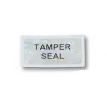 Ergonomic Solutions ClickSafe Tamper Seal with Installation Guide, Silver, Plastic, ClickSafe, 26 mm, 13 mm, 0.1 mm