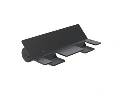 Ergonomic Solutions SpacePole Kiosk Kiosk mover, Mover, Black, Metal, GFS4470, GFS4500 Serie, H400, HSP-100, Magellan 1500i, Mc Print2-3, SRP-Q300, TCx 6145-1TN, TM..., 265 mm, 141.4 mm