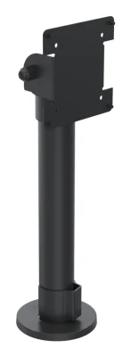 Ergonomic Solutions SpacePole POS VESA 75/100 Pole Mount, Top Screen Mount (<10 kg), POS mount, Black, Metal, 75 x 75 mm, 100 x 100 mm, 210°