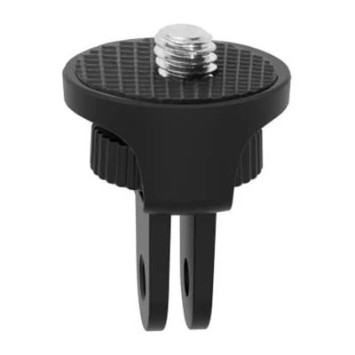 Suport Puluz cu filet reglabil de 1/4 inch pentru camere de acțiune (negru)