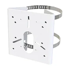 Suport stalp A01, utilizare la montarea camerelor pe stalpi cu diametru 102-127mm, compatibil cu:  (AI Weather-proof) Mini Bullet, (AI) Vandal- proof Mini Bullet, (AI) Motorized Bullet, AI PTZ Bullet Plus, AI color+ Vandal-proof Mini Bullet, (AI) 180