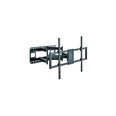 Suport TV de perete, LCD / LED, 60-120 inch, brat dublu, extensibil, Ultra Slim, Full-Motion, Negru, Techly, ICA-PLB 189B "ICA-PLB189B"