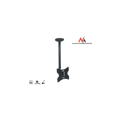Suport TV de tavan/plafon, LCD/LED, reglabil inaltime, 23 - 42 inch, Negru, Maclean MC-504B "MC-504AB"