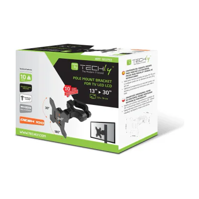 Suport TV/LCD/LED Techly, 13- 30, reglabil, Negru, ICA-LCD 100BK "ICA-LCD100BK"