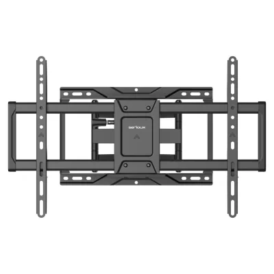 Suport TV Serioux Reglabil 37-90" 75kg Fit Screen Size 37"-90" VESA Compatible 200x100 - 600x400 Weight Capacity 75kg Profile 70~422mm Tilt Range +5°~-15° Swivel Range +60°~-60° Screen Level +3°~-3°