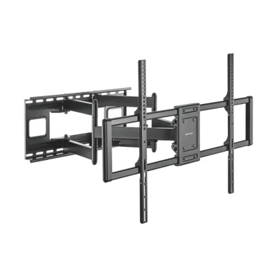 Suport TV Serioux Reglabil 60-120" 120kg Fit Screen Size 37"-90" VESA Compatible 200x100 - 600x400 Weight Capacity 75kg Profile 70~422mm Tilt Range +5°~-15° Swivel Range +60°~-60° Screen Level +3°~-3°