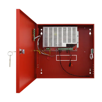 Sursă de alimentare EN54C 27,6V/5A/2×7Ah pentru sisteme de alarmă la incendiu EN54C-5A7