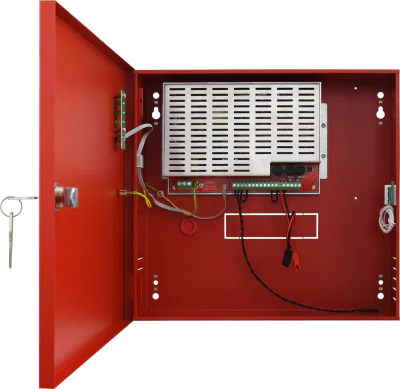 Sursă de alimentare EN54C 27,6V/5A/2×7Ah pentru sisteme de alarmă la incendiu EN54C-5A7