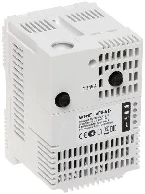 Sursă de alimentare în comutație cu tampon SATEL APS-612, 12 V DC, 6 A, 72 W