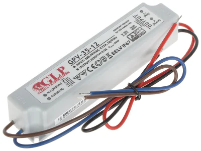 Sursă de alimentare în comutație GLP 12V/3A/GPV, 12 V DC, 3 A, 36 W