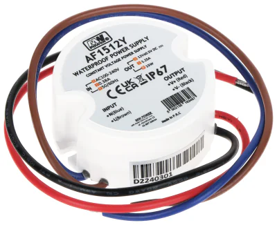 Sursă de alimentare în comutație MW POWER 12V/1.25A-TP-V2, 12 V DC, 1,25 A, 15 W