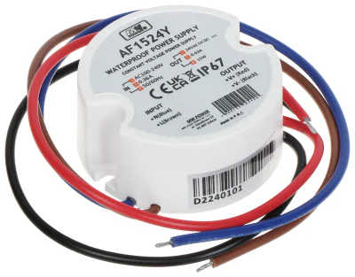 Sursă de alimentare în comutație MW POWER 24V/0.63A-TP-V2, 24 V DC, 0,63 A, 15 W