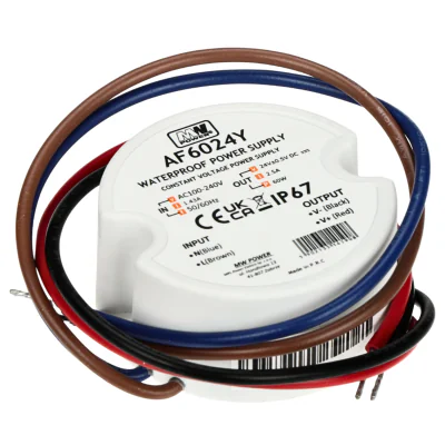 Sursă de alimentare în comutație MW POWER 24V/2.5A-TP-V2, 24 V DC, 2,5 A, 60 W