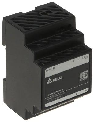Sursă de alimentare în comutație pe șină DIN Delta Electronics DRC-12V060W-1RZ, 12 V DC, 60 W