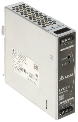 Sursă de alimentare în comutație pe șină DIN Delta Electronics DRL-12V120W-1EN, 12 V DC, 120 W