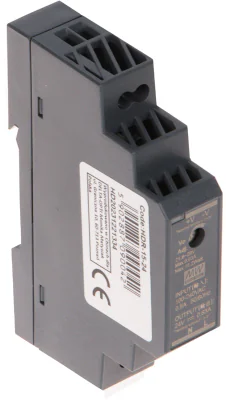 Sursă de alimentare pe șină DIN MEAN WELL HDR-15-24, 15 W, 24 V