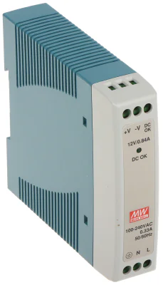 Sursă de alimentare pe șină DIN MEAN WELL MDR-10-12, 10 W, 12 V