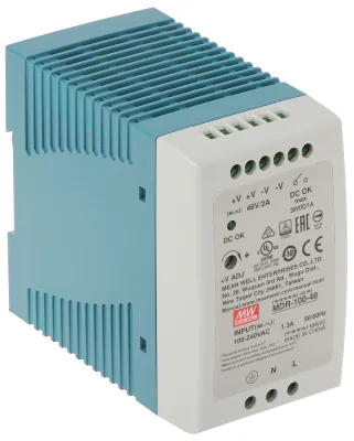 Sursă de alimentare pe șină DIN MEAN WELL MDR-100-48, 100 W, 48 V