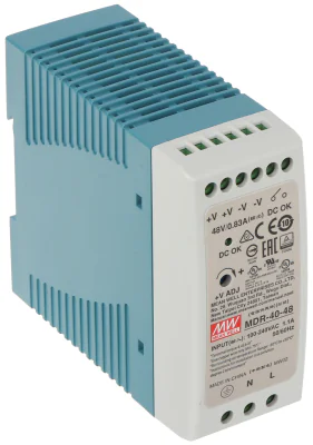 Sursă de alimentare pe șină DIN MEAN WELL MDR-40-48, 40 W, 48 V