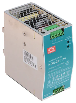 Sursă de alimentare pe șină DIN MEAN WELL NDR-240-24, 240 W, 24 V