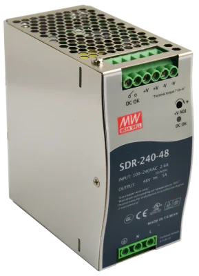 Sursă de alimentare pe șină DIN SDR 48V/240W/5A SDR-240-48
