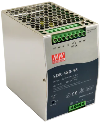 Sursă de alimentare pe șină DIN SDR 48V/480W/10A SDR-480-48