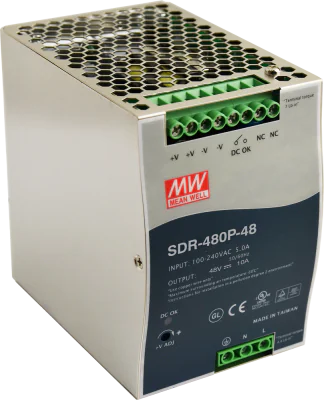 Sursă de alimentare pe șină DIN SDR 48V/480W/10A SDR-480P-48