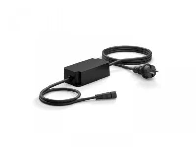 Sursa de alimentare pentru exterior Philips Hue, 40W, 240V, IP67 ,cabluelectric 1.5m, cablu 24V 0.6m, Negru