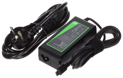 Sursă de alimentare USB-C Green Cell USB-C-W/230V/65W-GC, 65 W, 100-240 V AC