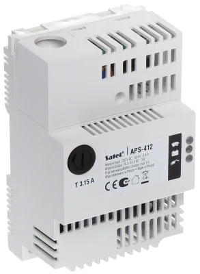 Sursă în comutație cu funcție tampon SATEL APS-412, 230 V AC