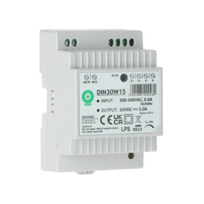 Sursă în comutație pe șină DIN POS DIN30W15, 90-264 V AC
