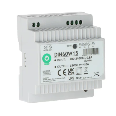 Sursă în comutație pe șină DIN POS DIN60W15, 90-264 V AC