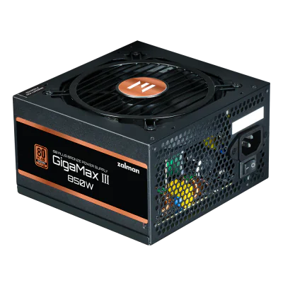 Zalman GigaMax III, 850 W, 200 - 240 V, 50/60 Hz, 7 A, Active, 130 W