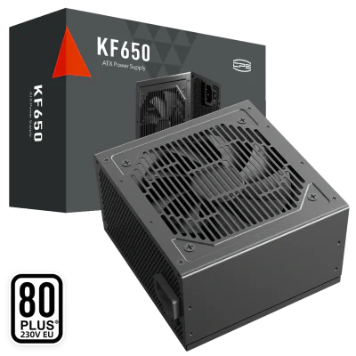 SURSA PCCOOLER, 650W, fan 120mm, certificare 80PLUS White, MB 20+4 pin x 1, CPU 4+4 pin x 2, PCI-E 6+2 pin x 2, SATA x 3, "KF650"
