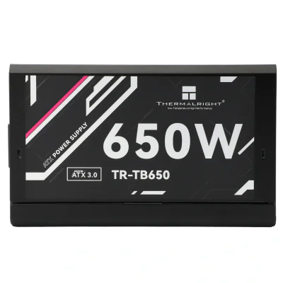 SURSA Thermalright "TB650", 650W, certificare 80 Plus Gold, full modular, DC to DC, fan 120mm, negru, "TR-TB650"