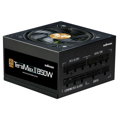 SURSA Zalman "TMX2", 850W, certificare 80 Plus Gold, full modular, fan 120mm, negru, "ZM850-TMX2"
