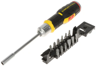 Șurubelniță cu biți Stanley ST-FMHT0-62691, mecanism cu clichet, 12 biți