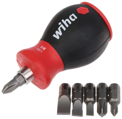 Șurubelniță multibit Wiha WH-MD/MULTI-1/STUBBY, 6 biți