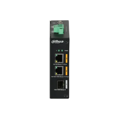 Switch 2 porturi PoE RJ45 + 1 port SFP gigabit, fără management PFS3103-1GT1ET-60-V2