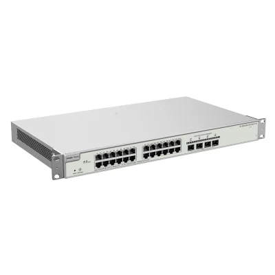 Switch administrabil PoE REYEE RG-NBS5200-24GT4XS-P-V2, 24 de porturi + 4 SFP+