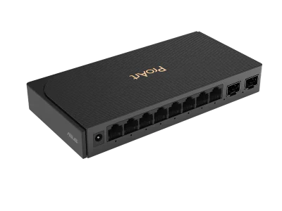 Switch ASUS ProArt PQG-U1080, 8-Port 2.5G + 2-Port 10G SFP+Switch, Negru