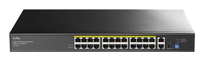 Switch CUDY FS1026PS1, 2x Gigabit, 1x SFP+, PoE
